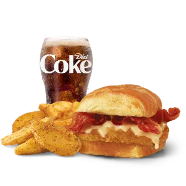 Maple Bacon Chicken Croissant Combo