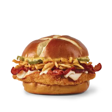 Pretzel Bacon Pub Chicken Sandwich