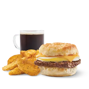 Sausage, Egg & Cheese Biscuit Combo