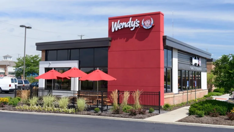 Exterior of a Wendy's restaurant